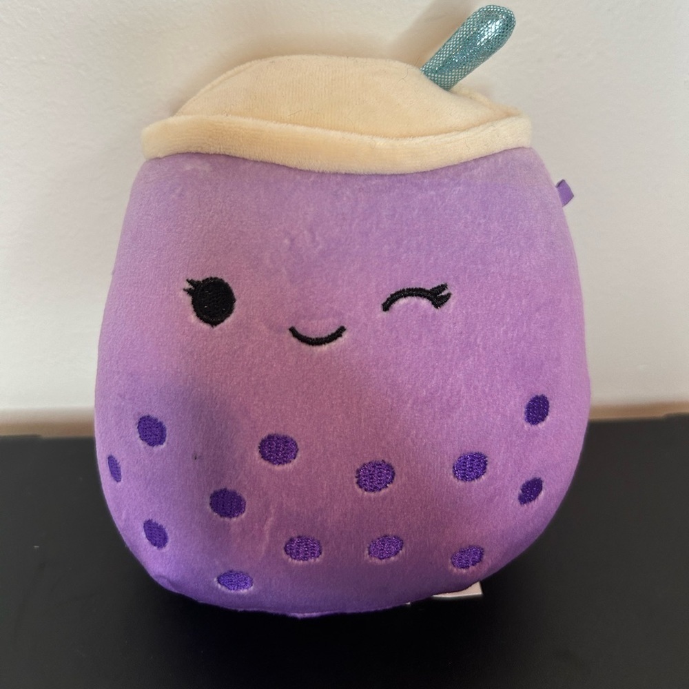 Mini boba squishmallow purple
